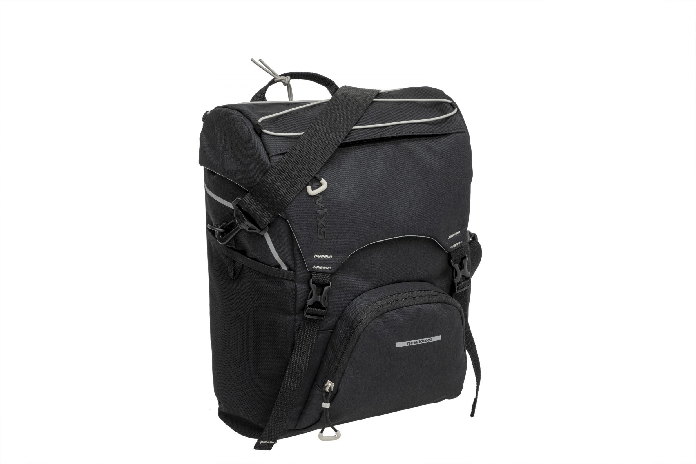 Newlooxs New looxs fietstas sports rear rider zwart/grijs afbeelding