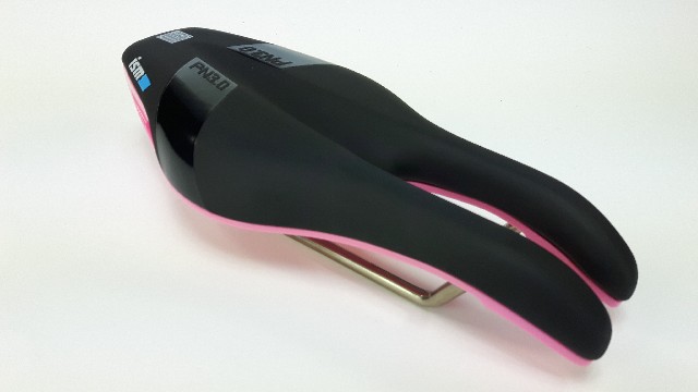ISM PN3.0 Performance Zadel Smal, black/pink Breedte 120mm