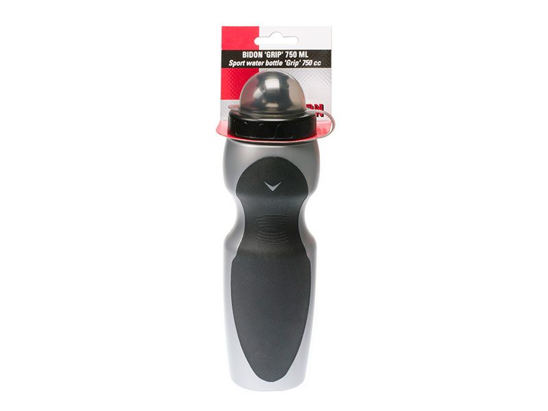 Simson bidon grip incl.stofkap 750ml zwart-grijs op kaart afbeelding