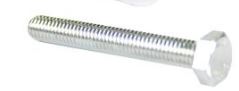 Xtrabike Bout zeskant m6x45 rvs afbeelding