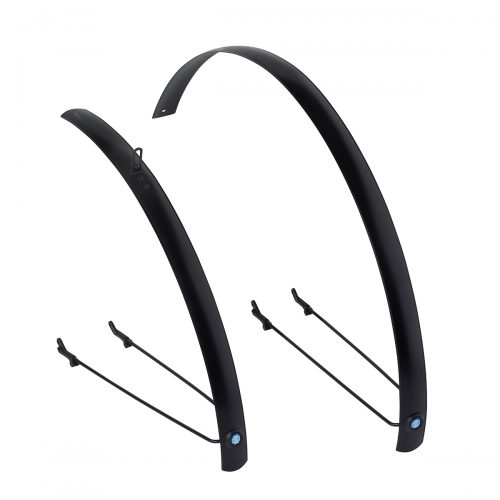 Xtrabike Spatbord 28 zwart vlak alu afbeelding