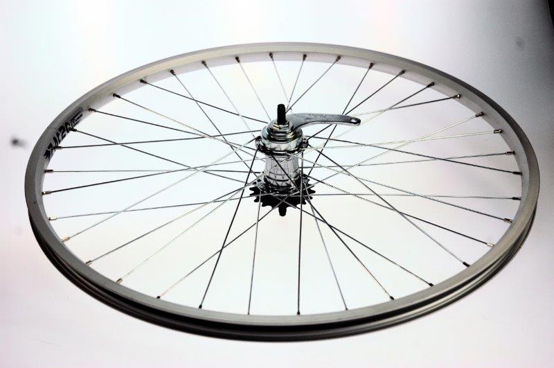 Bikefun Achterwiel 26x1.75 velosteel remnaaf afbeelding