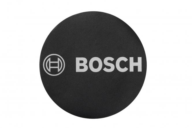Sticker Bosch op afdekkap motor