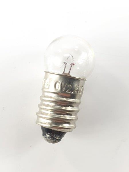 Lamp Bosma 6v 2,4w e10 draad klein